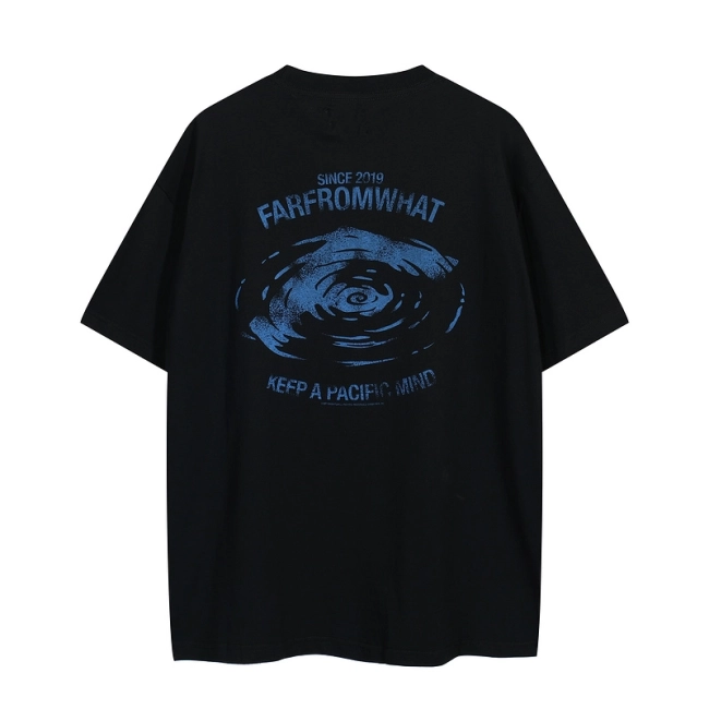 Far archive Swirl Print Short Sleeve T-Shirt