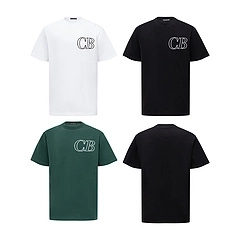 Cole Buxton CB Italic Logo Print Crew Tee