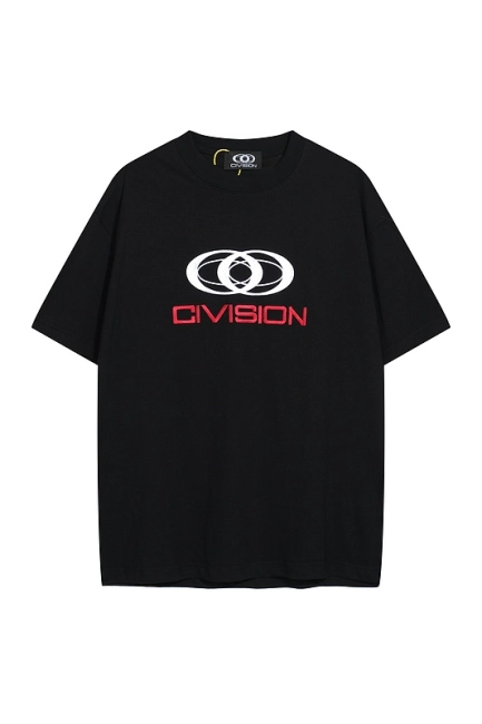 Civision by CSC Embroidered Logo Patch Short Sleeve T-shirt