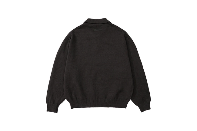 Fear of God 1977 Numeric Flocking Embroidery Polo Knit Sweater