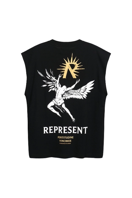 REPRESENT Sun Wing God Logo Tank T-Shirt