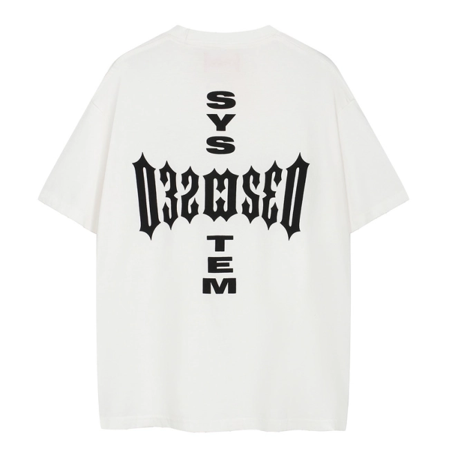 032c &quot;CRUX&quot; Oversized Box-Cut T-shirt