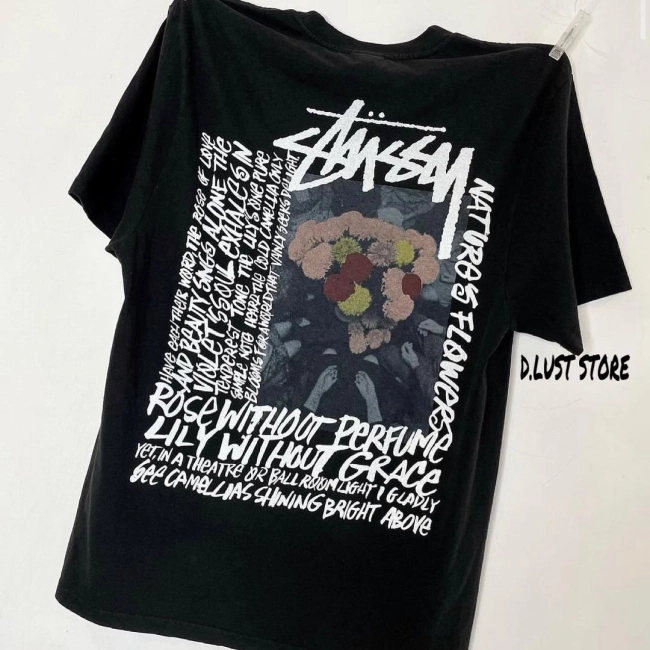 stussy Camellias Pigment Dyed Tee