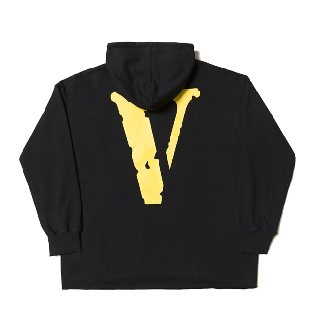 Vlone Smiley Face Black Hoodie