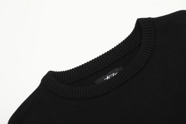 Stüssy Graffiti Logo Jacquard Knit Sweater