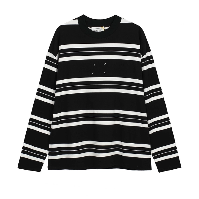 Maison Margiela Striped Long Sleeve T-shirt