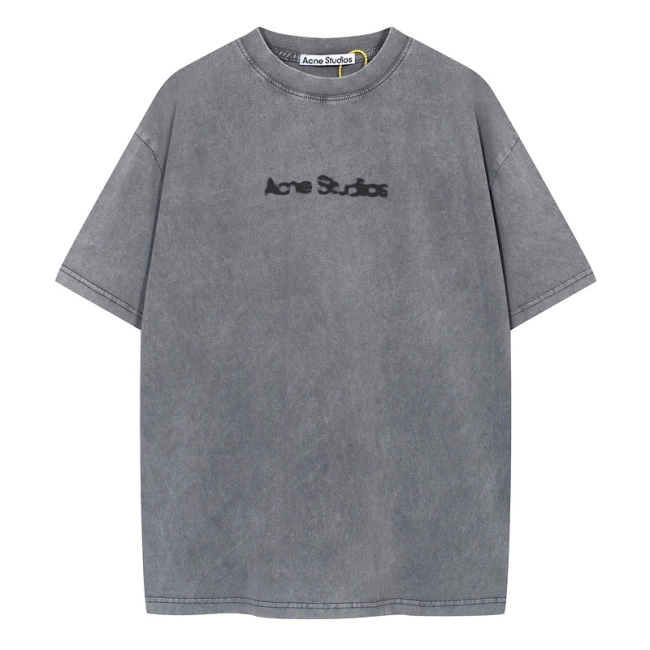 Acne Studios Faded Logo Short Sleeve T-shirt