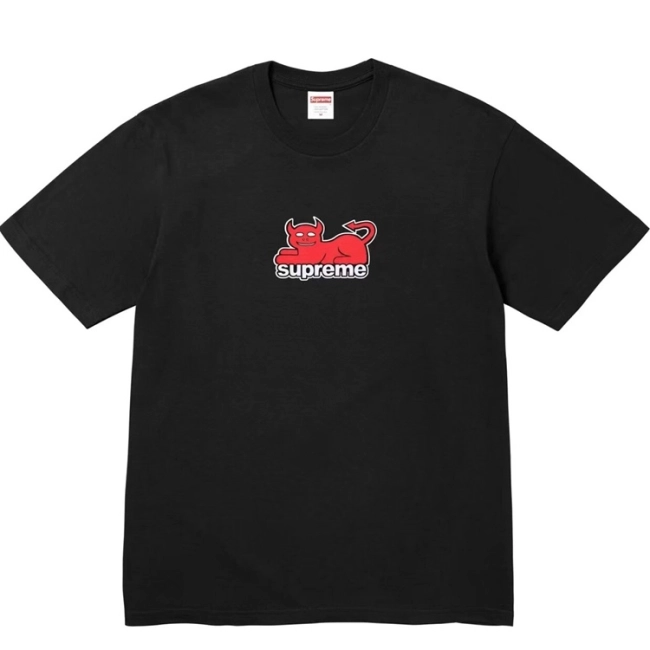 Supreme TOY MACHINE DEVIL CAT TEE