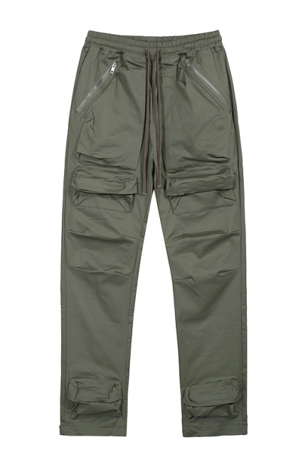 Grailz Multi-Pocket Spliced Drawstring Pants