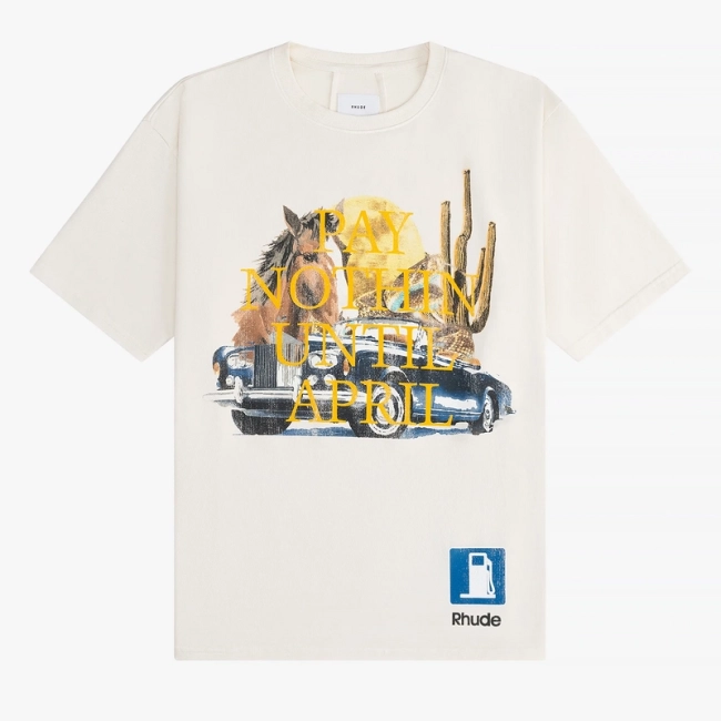 RHUDE Deserto Motors Tee