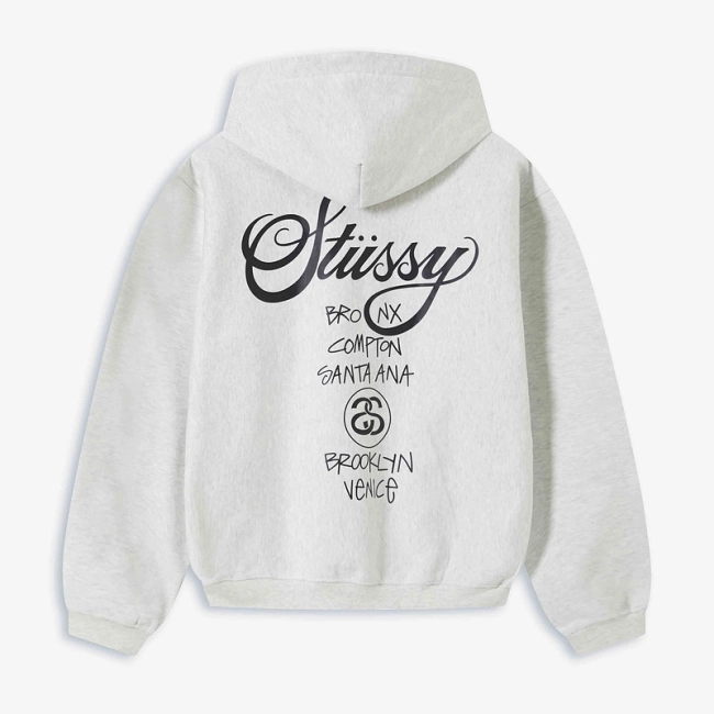 Stüssy World Tour Logo Hoodie