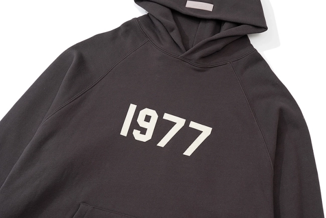 Fear of God ESSENTIALS HOODIE 1977 Digital Print Fleece Hoodie