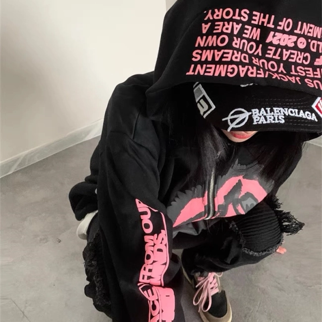 Travis Scott Cactus Jack x Fragment Sunrise Zip-Up Hoodie