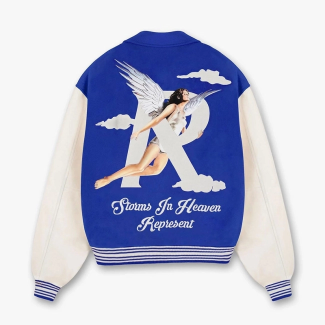 REPRESENT Storms in Heaven Varsity Jacket