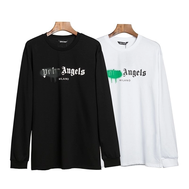 Palm Angels angel oversize pure cotton round neck