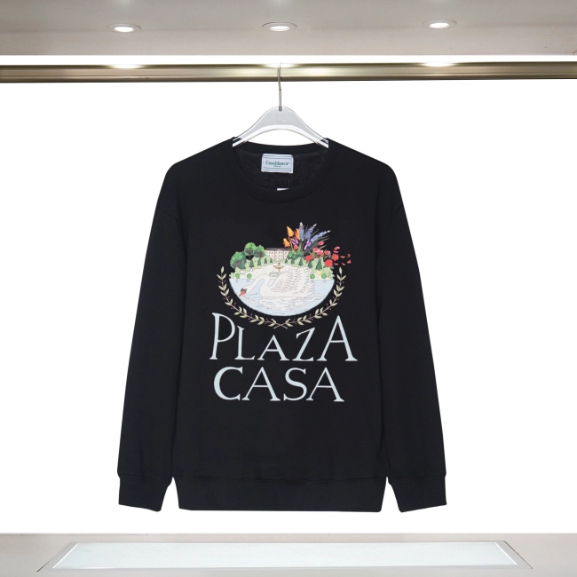 CASABLANCA Plaza Casa Embroidered Sweatshirt