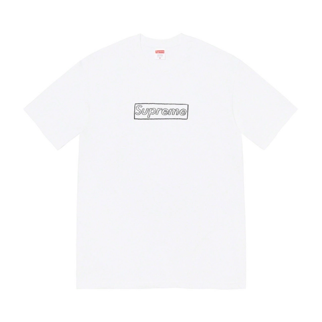 Supreme 21SS Kwas Chalk Logo Tee