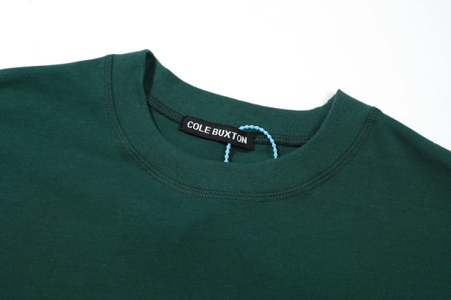 Cole Buxton Simple Logo Embroidered Short Sleeve T-shirt