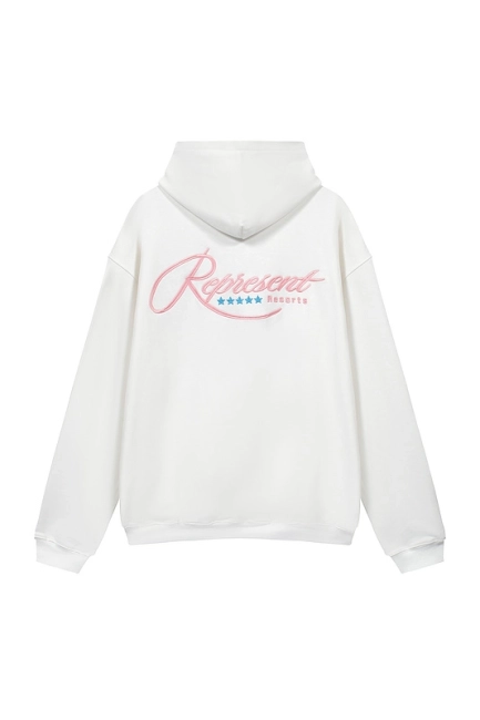 REPRESENT Coconut Tree Letter Logo Embroidery Hoodie