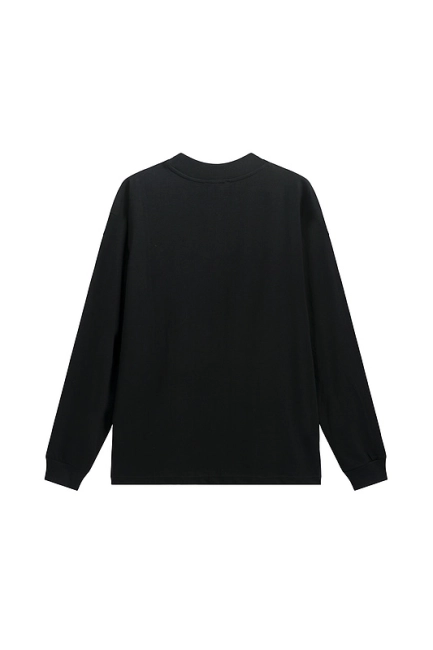 RHUDE Floral Logo Print Long Sleeve T-shirt