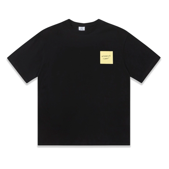 Vetements T-SHIER Label Short Sleeve