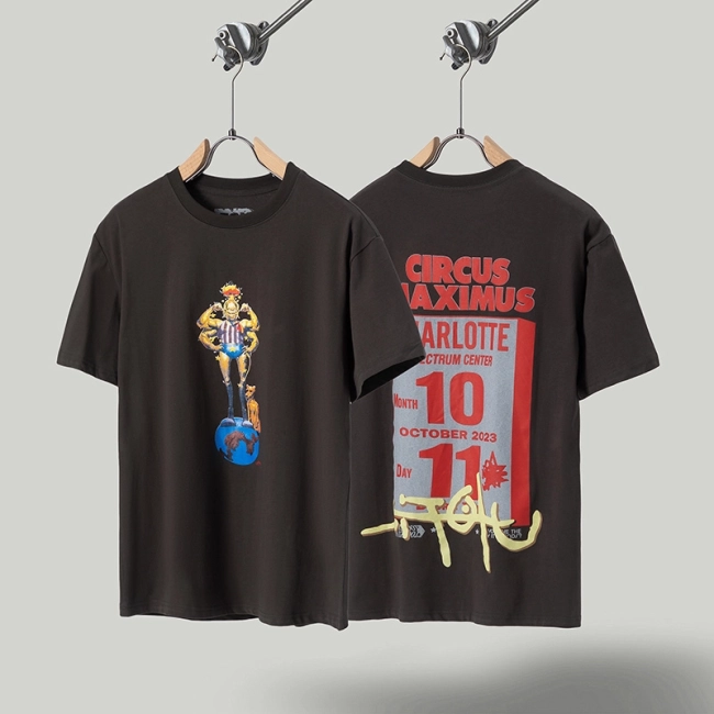 Travis Utopia Circus Maximus Tour Las Vegas Exclusive Scott T-shirt