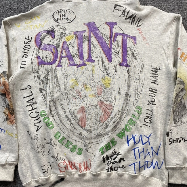 Saint Michael Denim Tears Hoodie