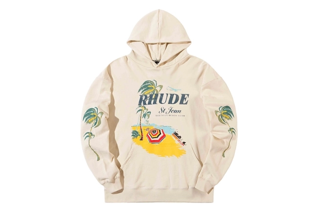 RHUDE &#039;Beach Club&#039; Printed Hoodie