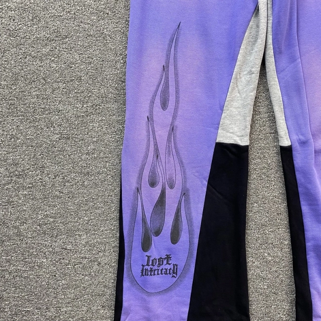 Lost Intricacy Lavender Zip Up Pants