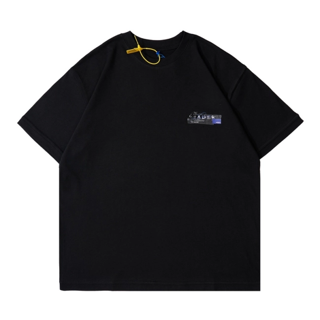 ADER ERROR Tape Letter Logo T-shirt