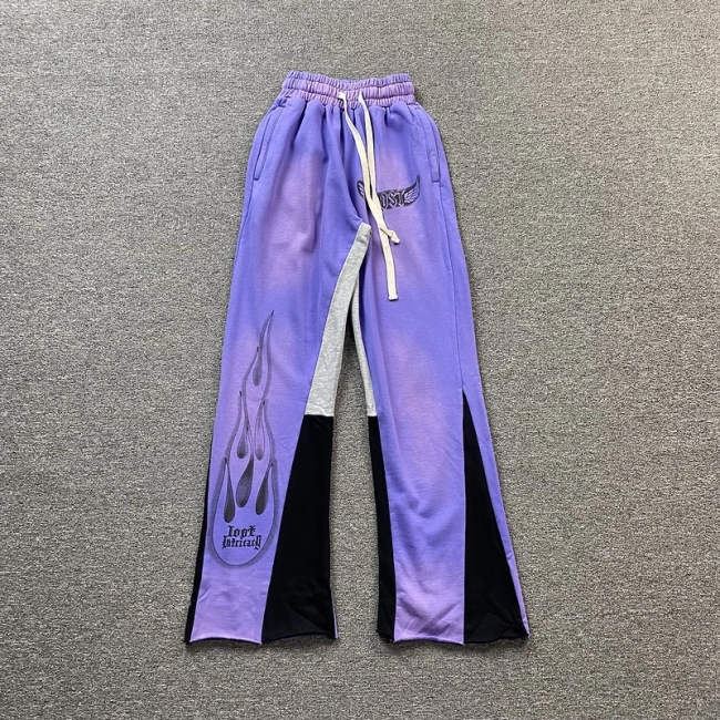 Lost Intricacy Lavender Zip Up Pants