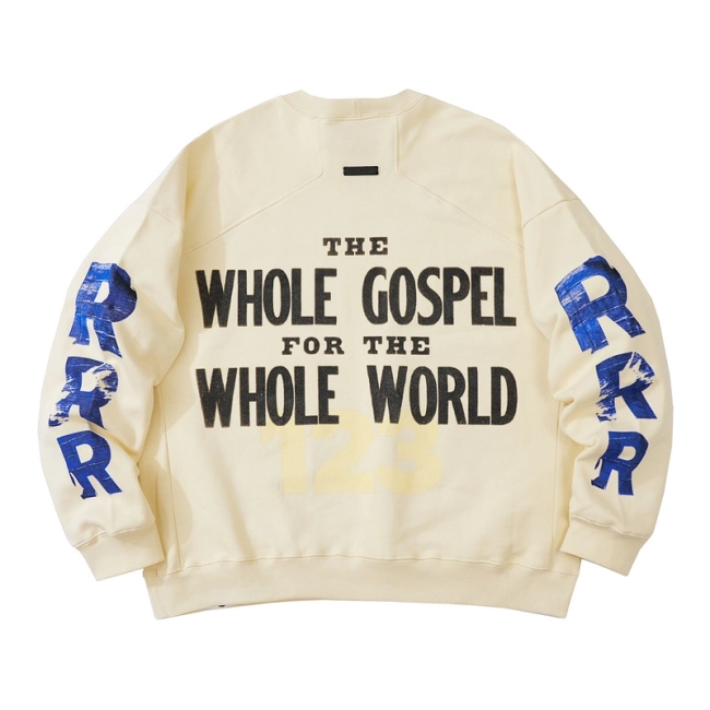 Fear of God Crewneck Collaborative Gospel Cross Sweatshirt