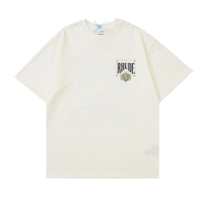 RHUDE Kaleidoscope Playing Card Logo Short Sleeve T-shirt