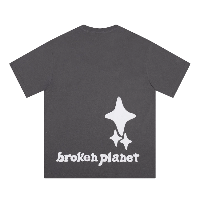 Broken Planet Spider Web Print Tee