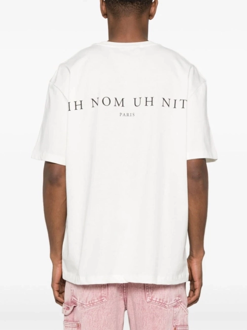 IH NOM UH NIT PARIS Flower Mask Printing T Shirt