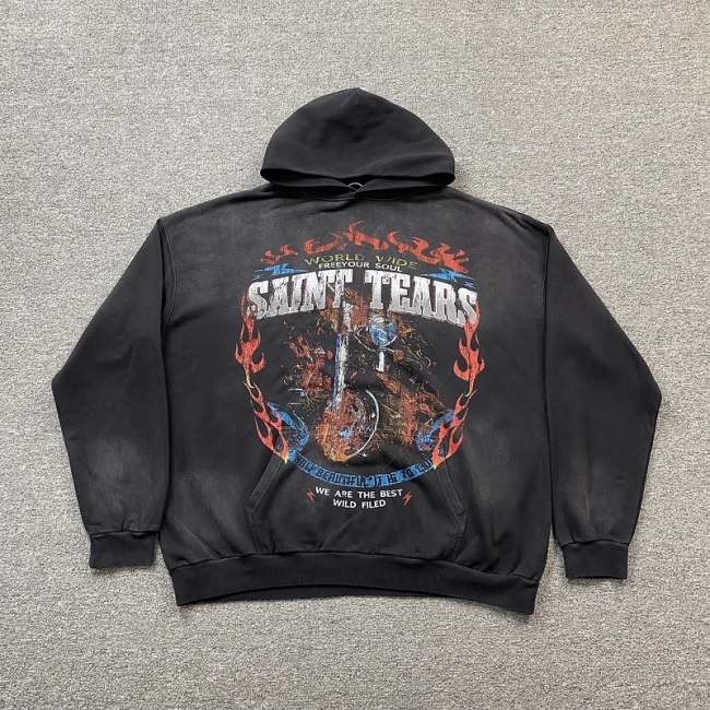 Saint Michael Denim Tears Hoodie