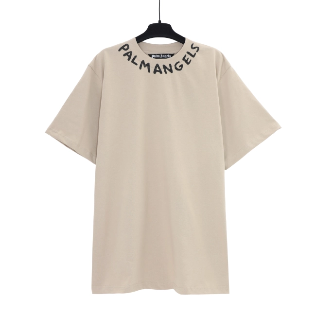 Palm Angels White t-shirt with contrasting logo