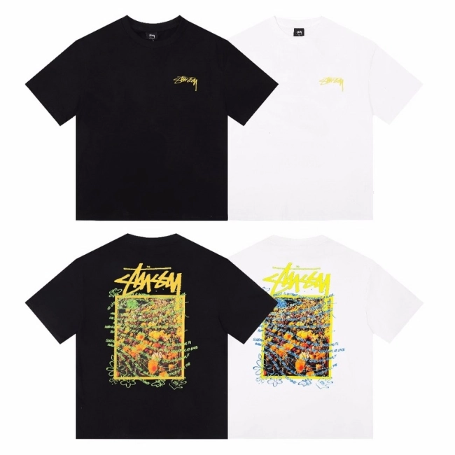 Stüssy Floral Wave Pattern Tee