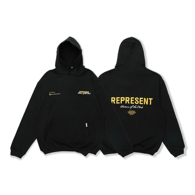 REPRESENT X Manchester Limited Edition Logo Print Hoodie