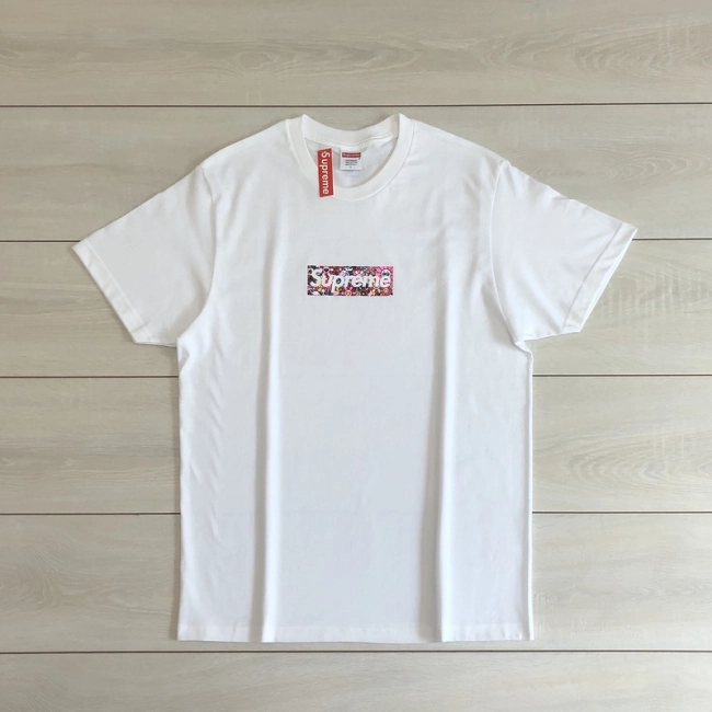 Supreme x Takashi Murakami COVID-19 Relief Box Logo Tee