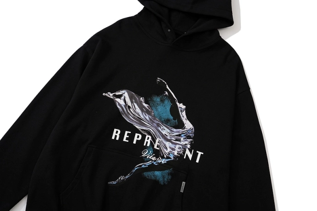 REPRESENT Abstract Dancer Slogan Hoodie