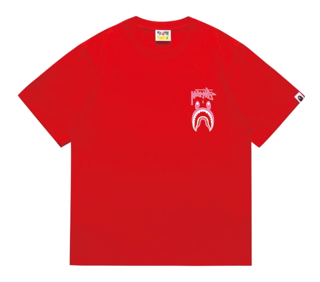 BAPE × stussy ILL COLLABORATION Shark T-shirt