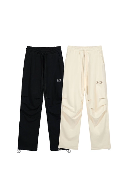 Grailz Embroidered Logo Loose Straight Pants