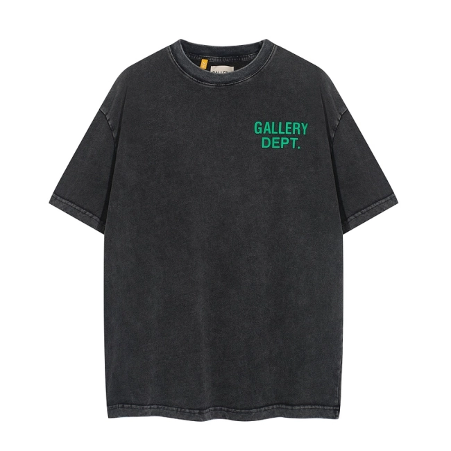 GALLERY DEPT. Letter Logo Green Maple Print T-shirt