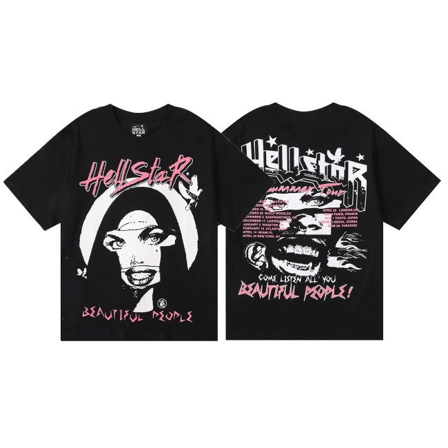 Hellstar Designer Mens Tshirt Rapper