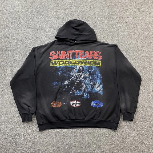 Saint Michael Denim Tears Hoodie