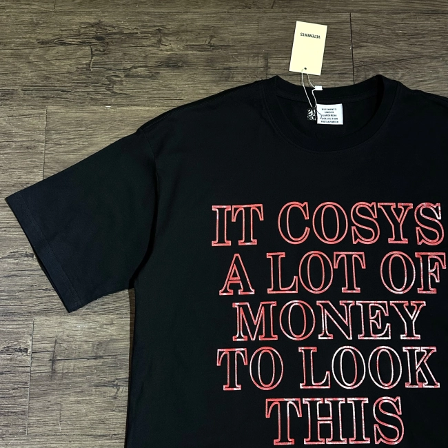 Vetements Very Expensive T-Shirt &#039;Washed Black&#039;