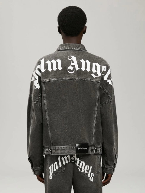 Palm Angels Logo Denim Jacket