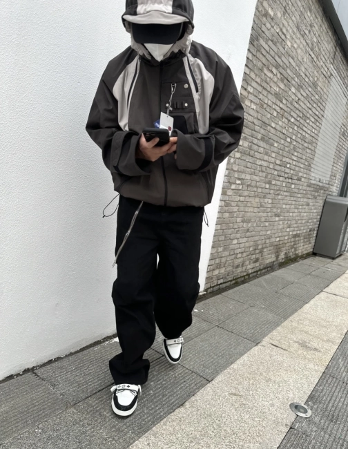 Deeptwon Harajuku Techwear Y2K Loose Functional Jacket