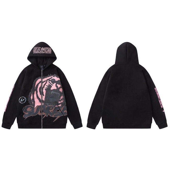 Travis Scott Cactus Jack x Fragment Sunrise Zip-Up Hoodie